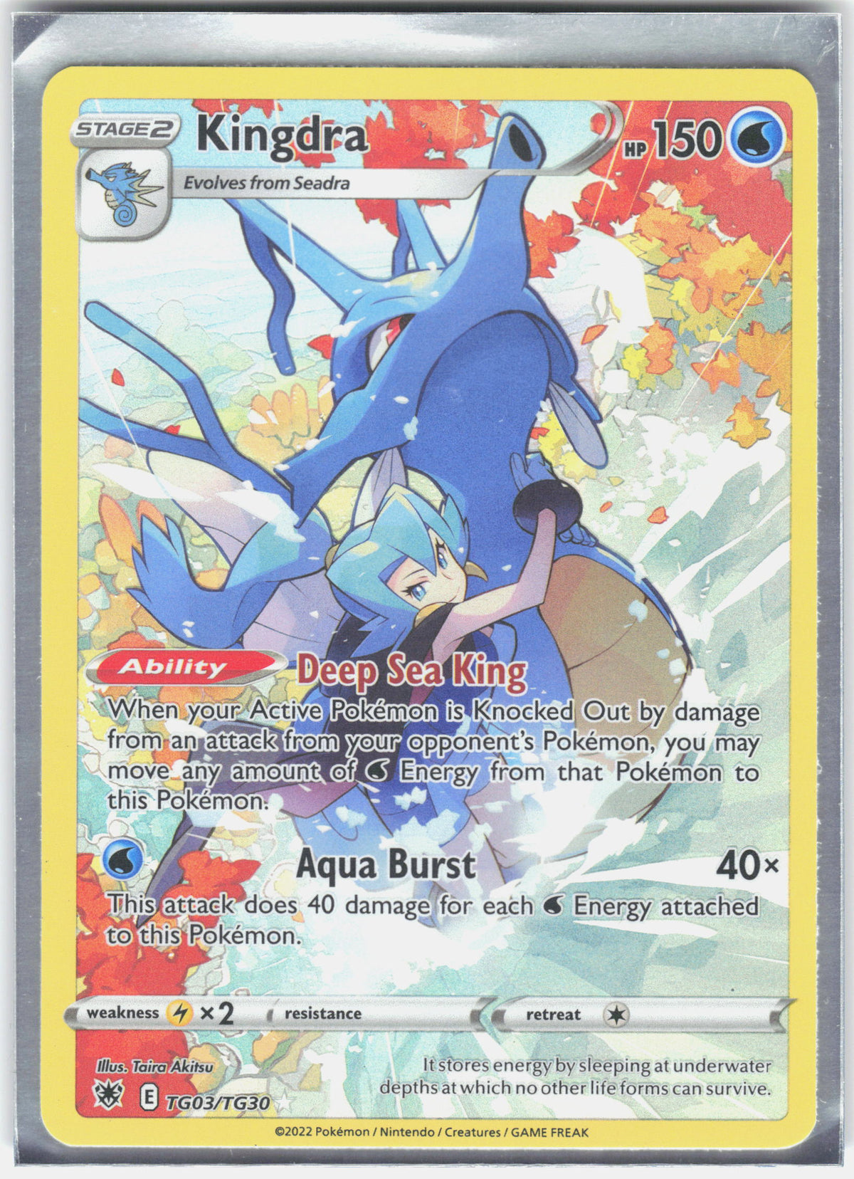 SWSH10: Astral Radiance Trainer Gallery #TG03/TG30 Kingdra