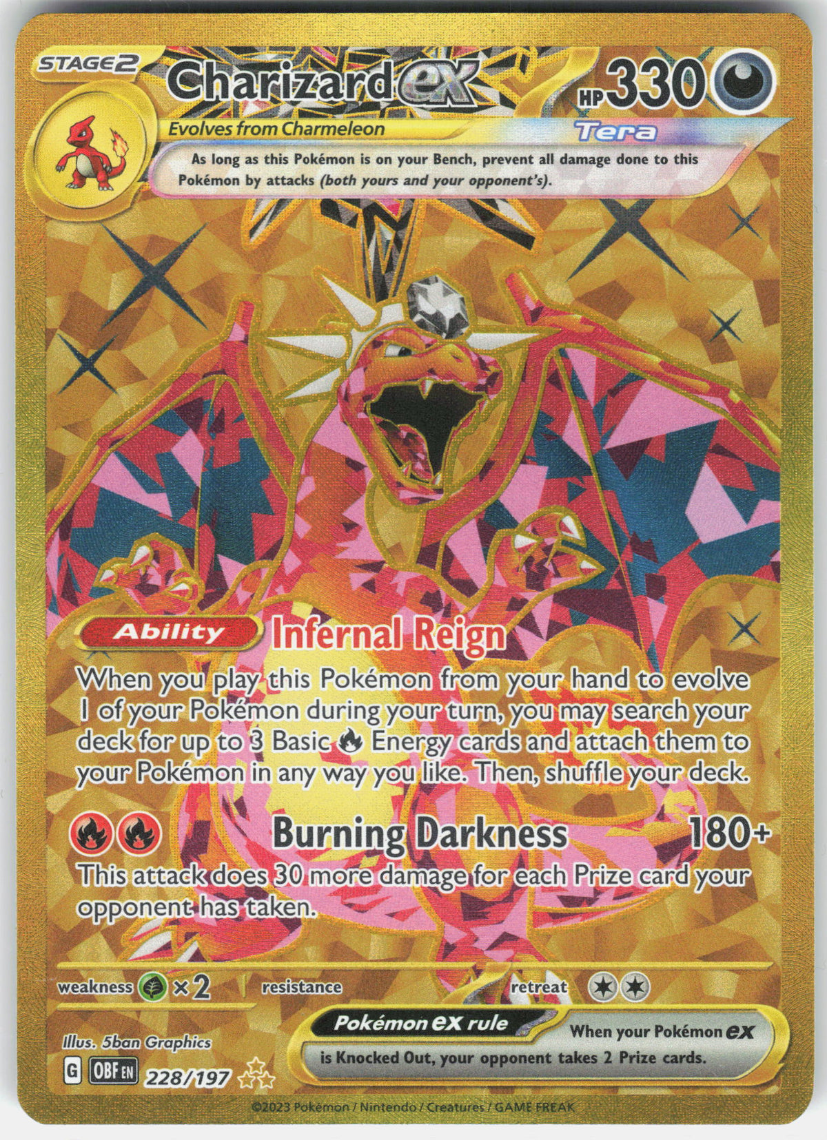 SV03: Obsidian Flames #228/197 Charizard ex