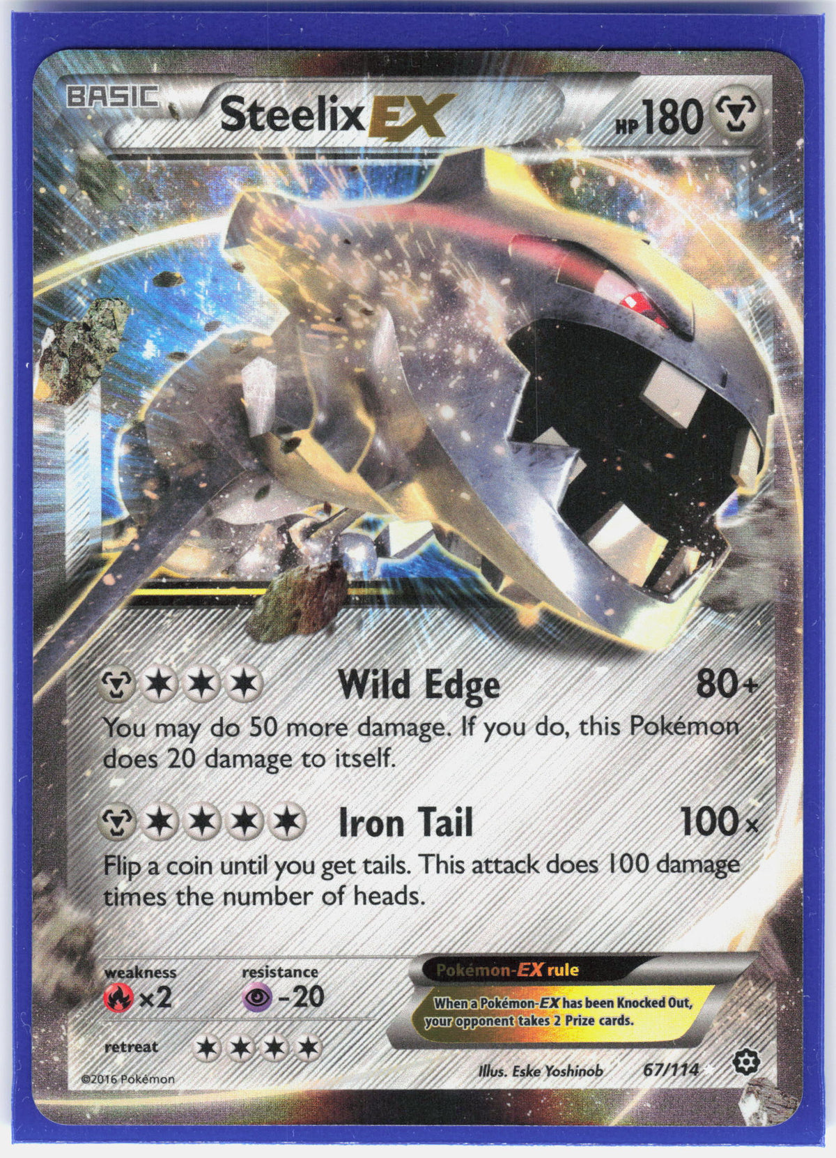 XY - Steam Siege #67/114 Steelix EX