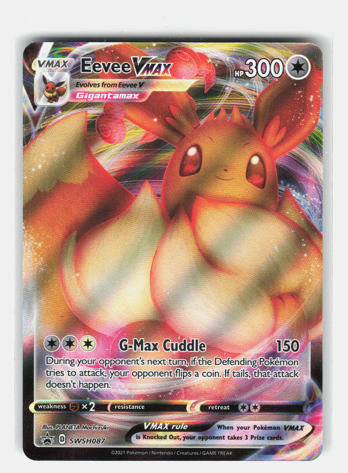 SWSH: Sword & Shield Promo Cards #SWSH087 Eevee VMAX