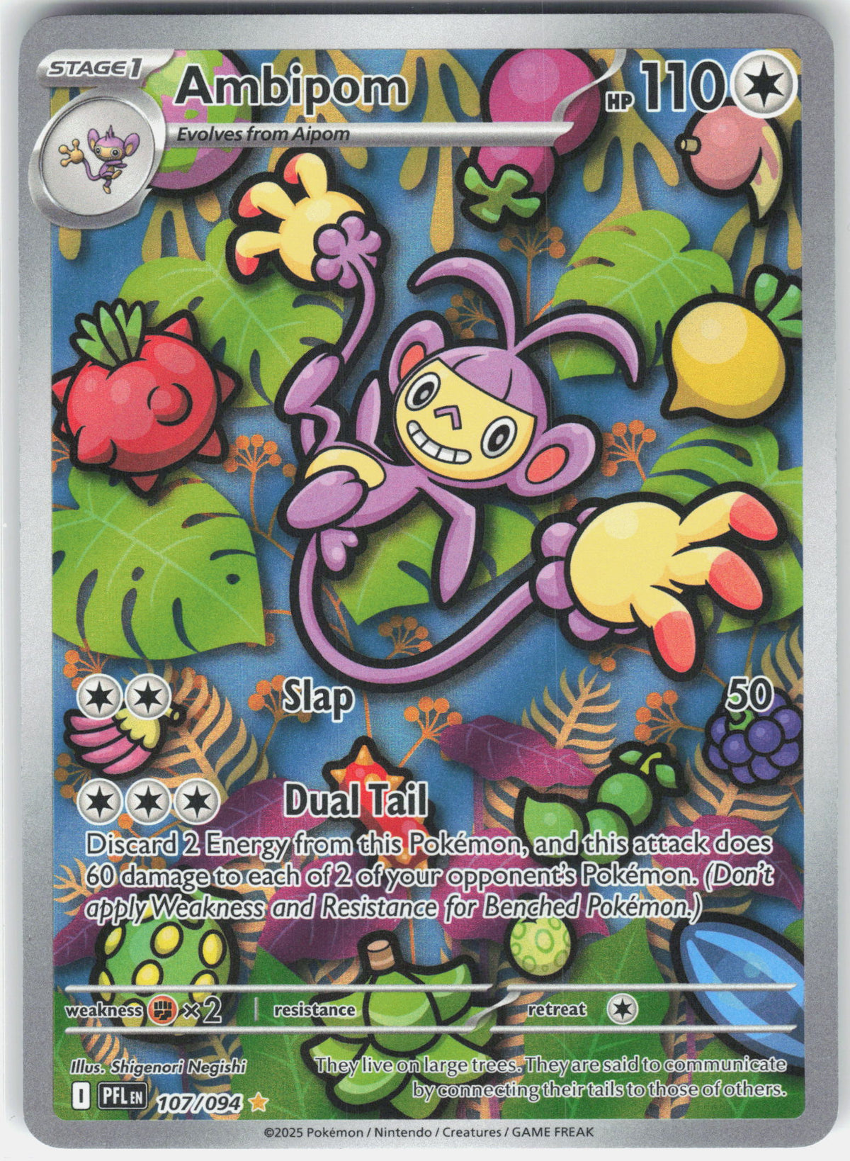ME02: Phantasmal Flames #107/094 Ambipom