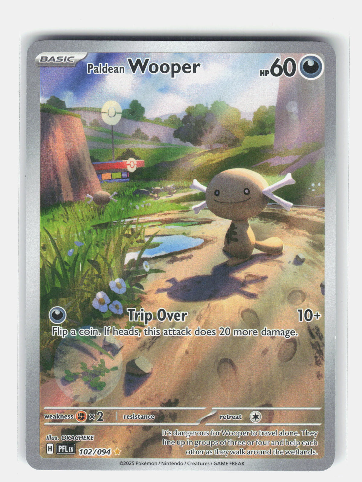 ME02: Phantasmal Flames #102/094 Paldean Wooper