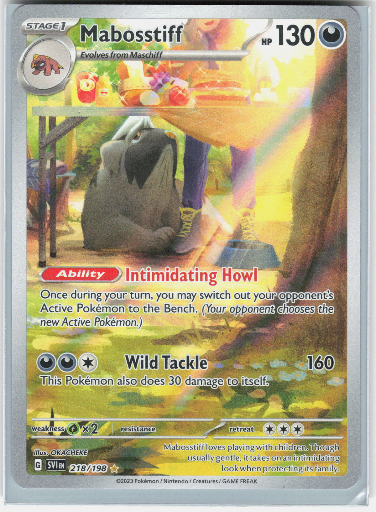 SV01: Scarlet & Violet Base Set #218/198 Mabosstiff