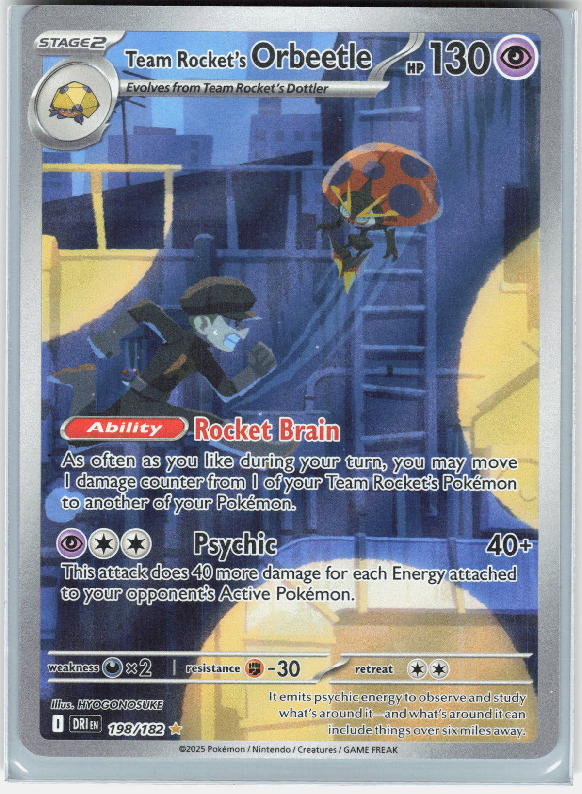 SV10: Destined Rivals #198/182 Team Rocket's Orbeetle