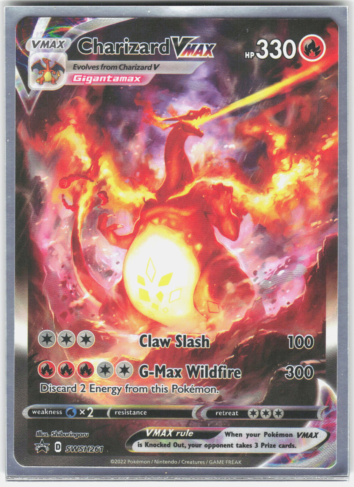 SWSH: Sword & Shield Promo Cards #SWSH261 Charizard VMAX