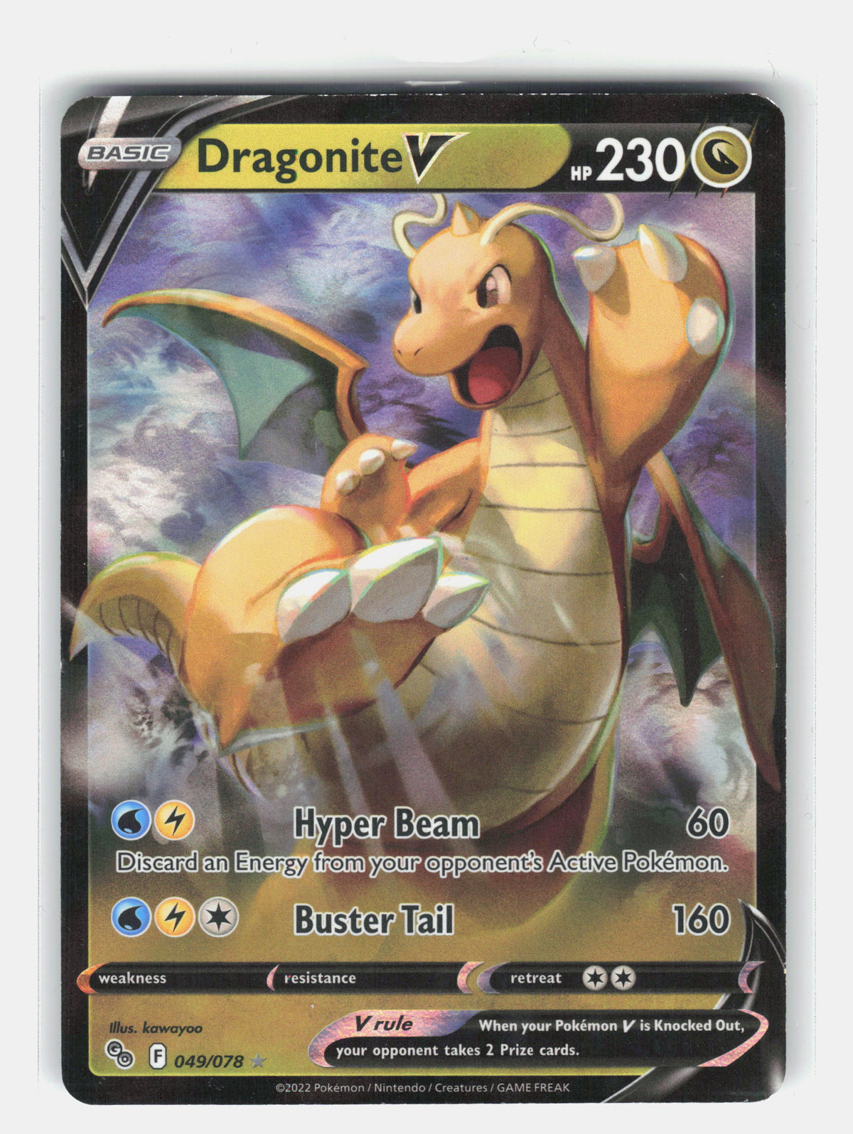 Pokemon GO #049/078 Dragonite V