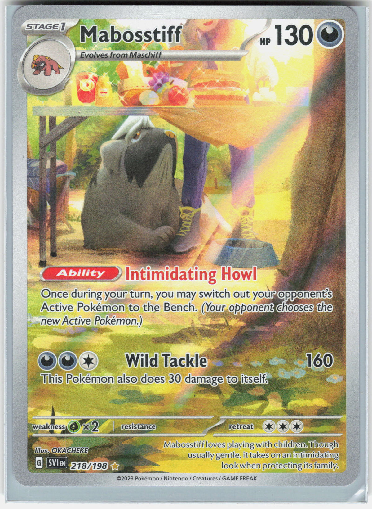 SV01: Scarlet & Violet Base Set #218/198 Mabosstiff
