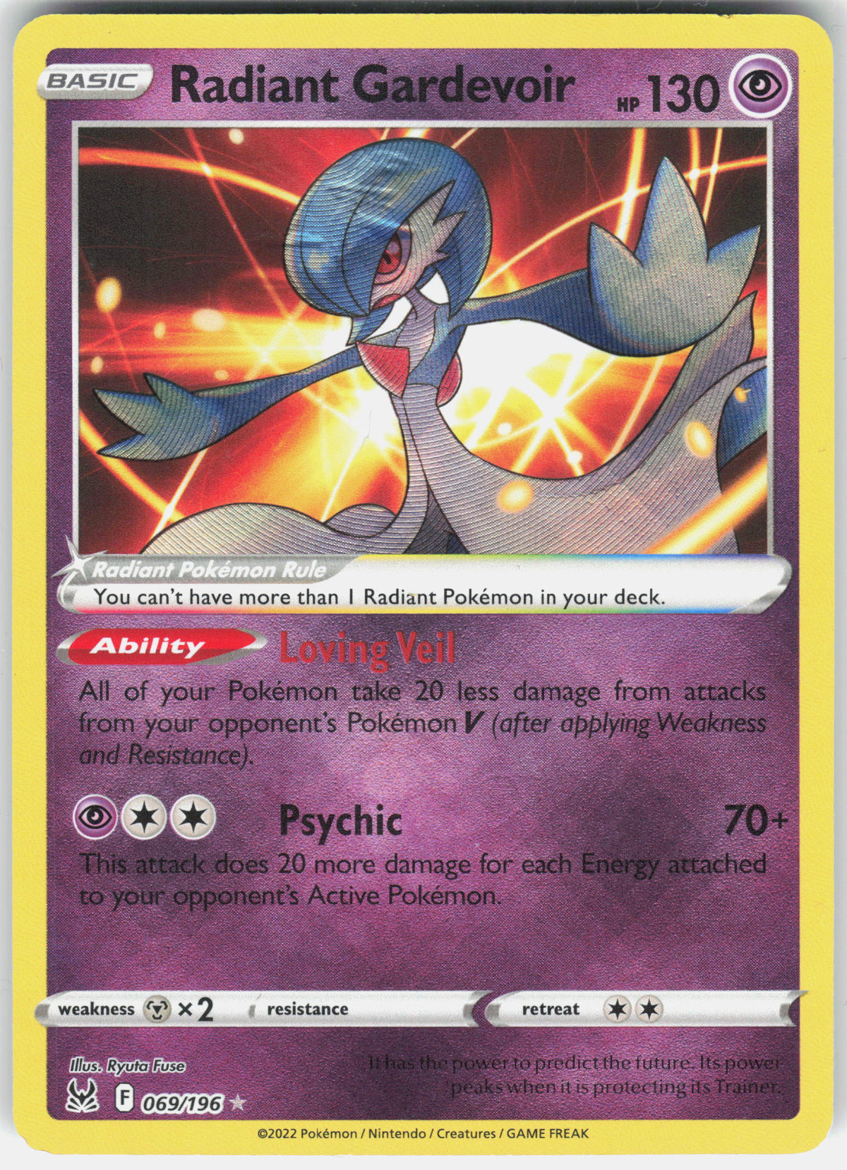 SWSH11: Lost Origin #069/196 Radiant Gardevoir