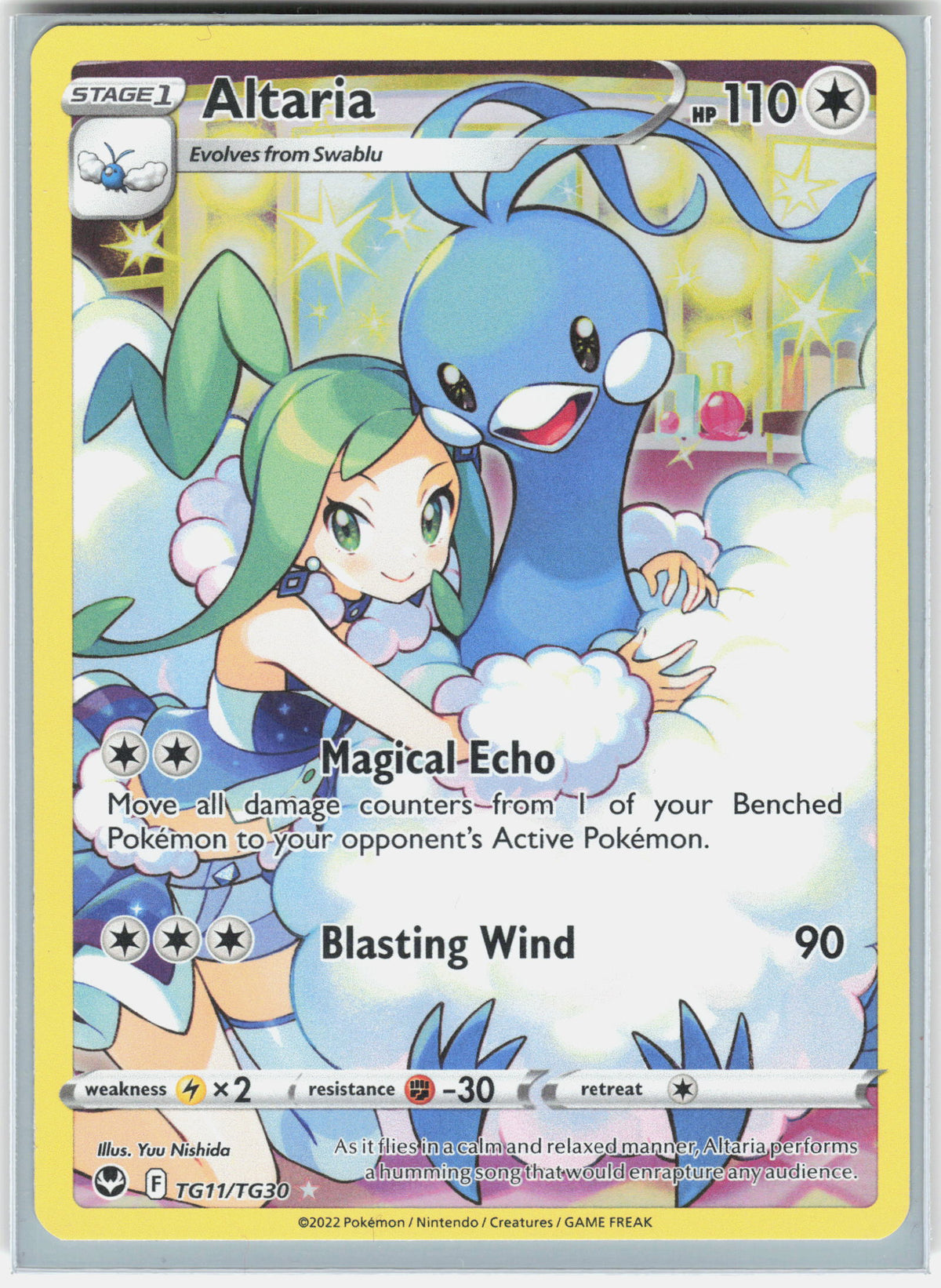 SWSH12: Silver Tempest Trainer Gallery #TG11/TG30 Altaria