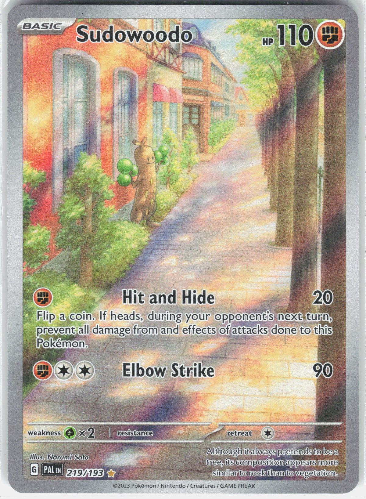 SV02: Paldea Evolved #219/193 Sudowoodo