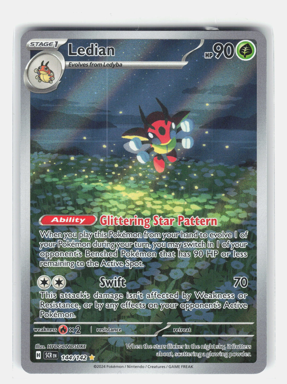 SV07: Stellar Crown #144/142 Ledian