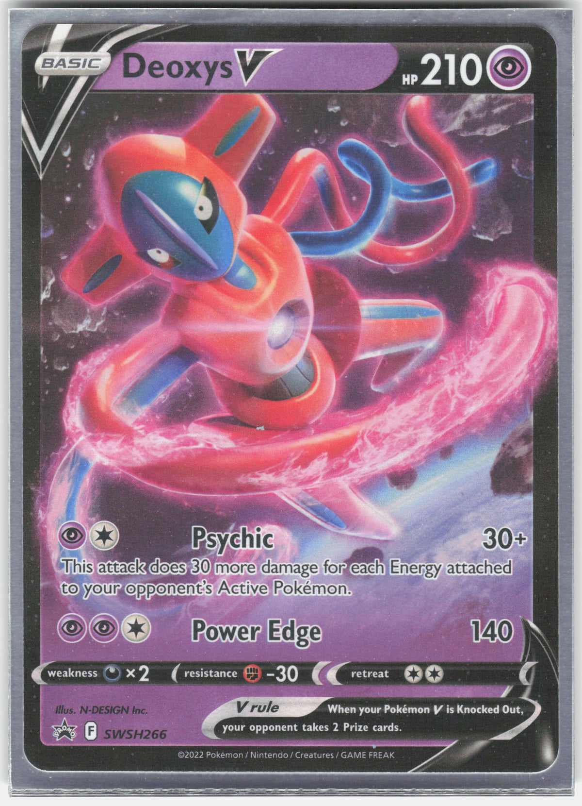 SWSH: Sword & Shield Promo Cards #SWSH266 Deoxys V