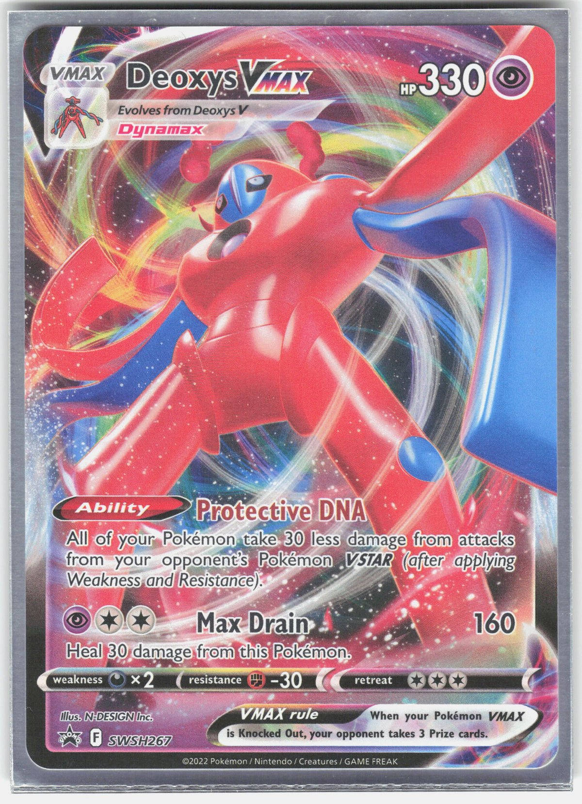 SWSH: Sword & Shield Promo Cards #SWSH267 Deoxys VMAX