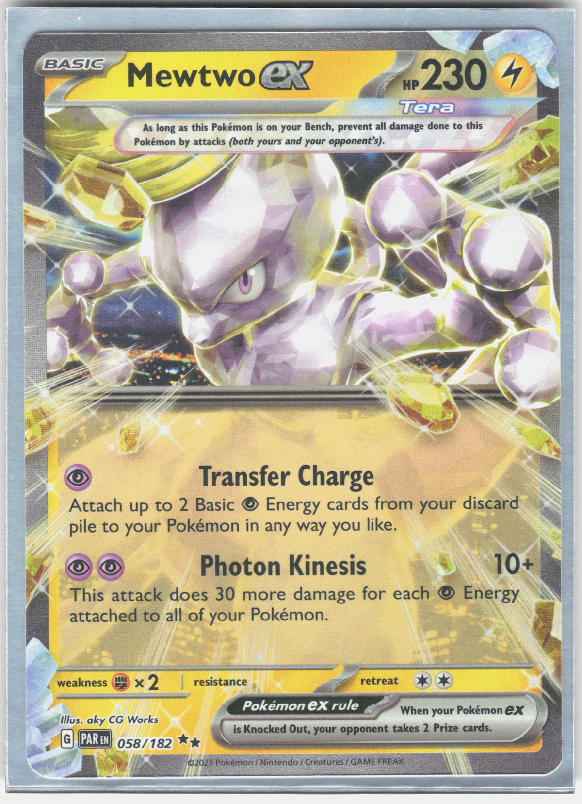 SV04: Paradox Rift #058/182 Mewtwo ex