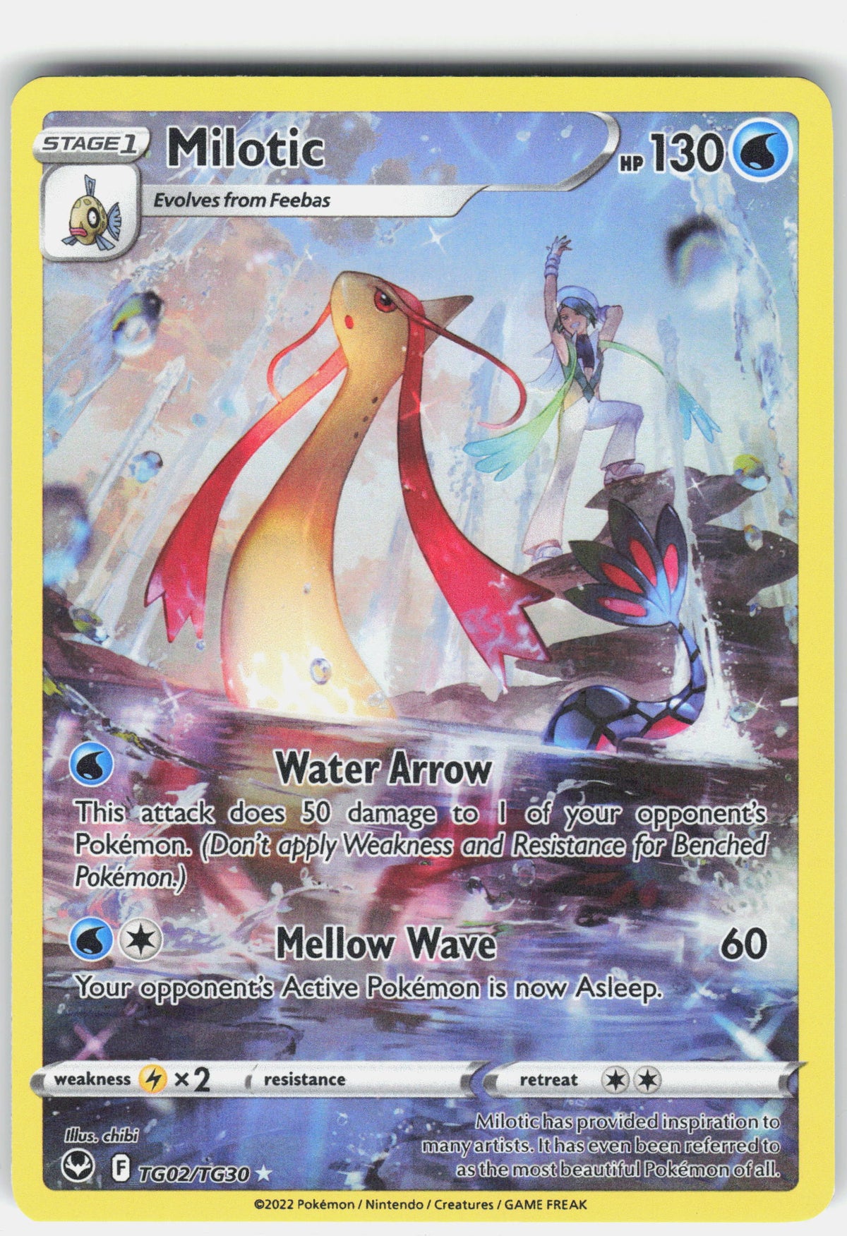 SWSH12: Silver Tempest Trainer Gallery #TG02/TG30 Milotic