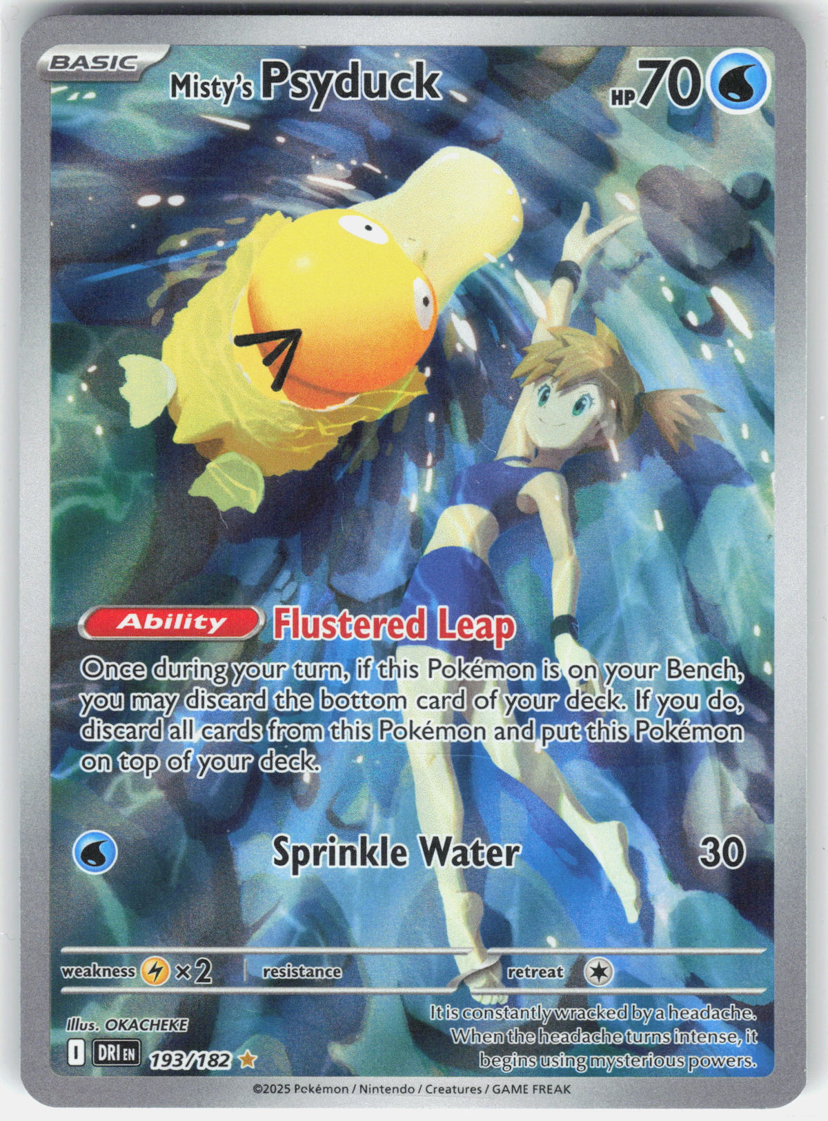 SV10: Destined Rivals #193/182 Misty's Psyduck