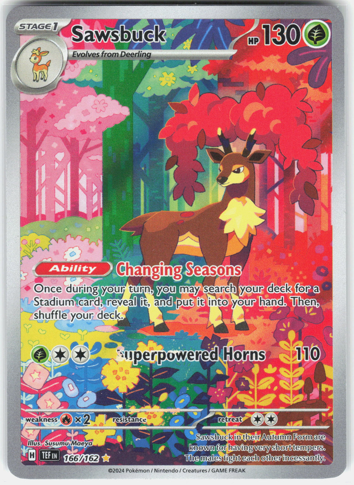 SV05: Temporal Forces #166/162 Sawsbuck