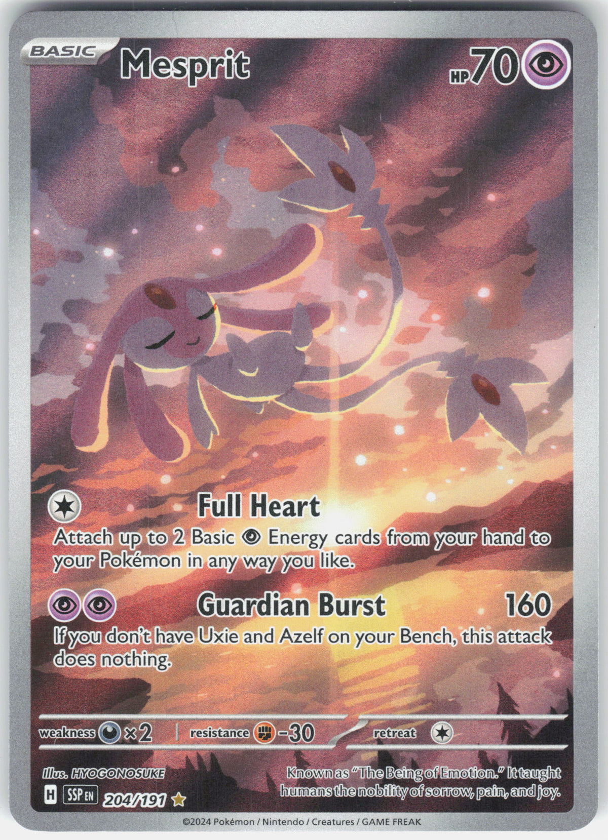 SV08: Surging Sparks #204/191 Mesprit