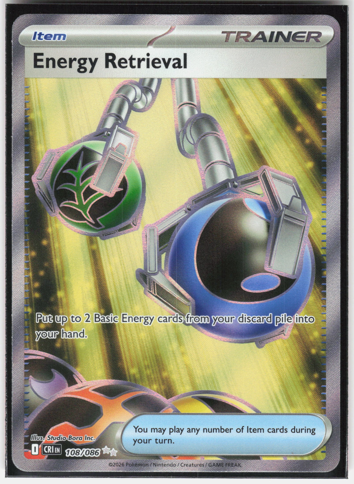 ME04: Chaos Rising #108/086 Energy Retrieval