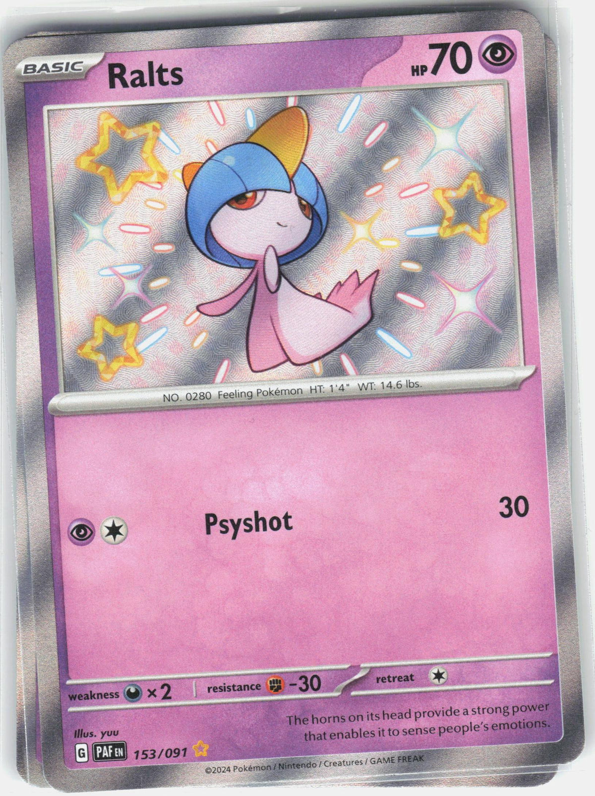 SV: Paldean Fates #153/091 Ralts