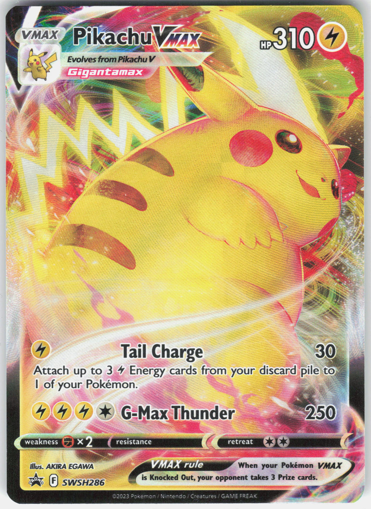 SWSH: Sword & Shield Promo Cards #SWSH286 Pikachu VMAX