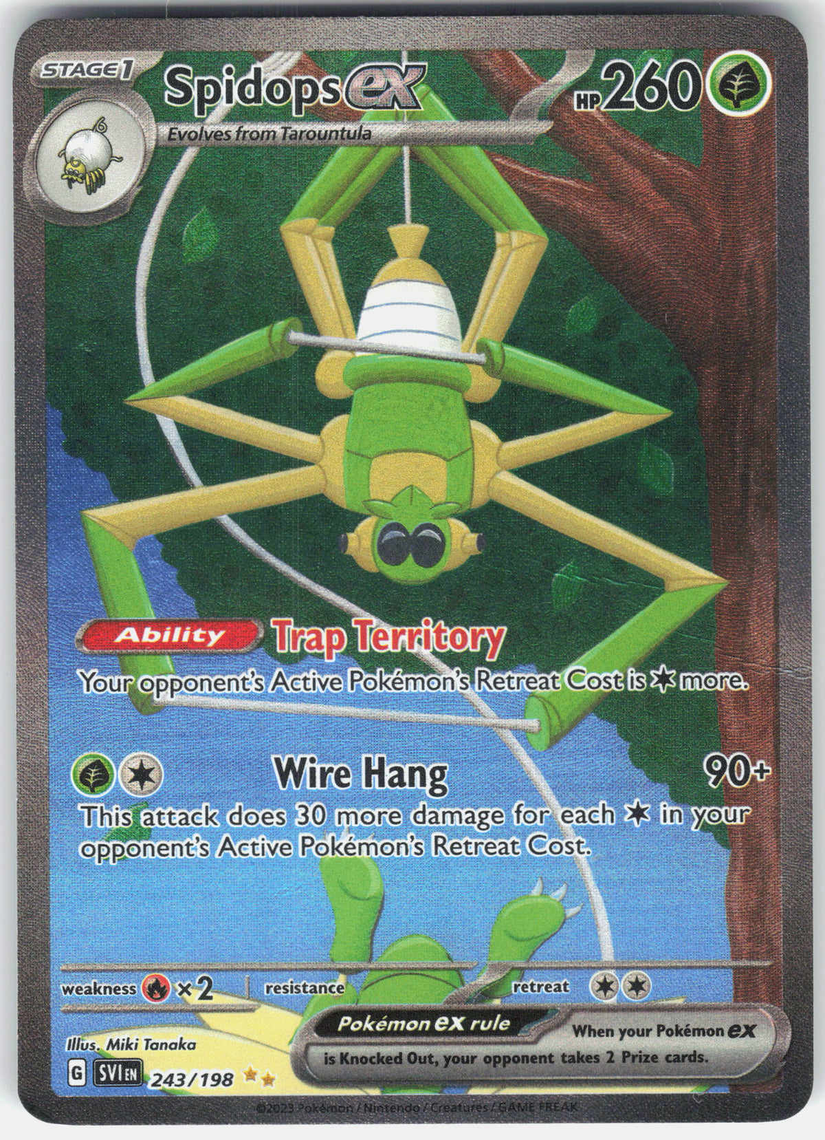 SV01: Scarlet & Violet Base Set #243/198 Spidops ex