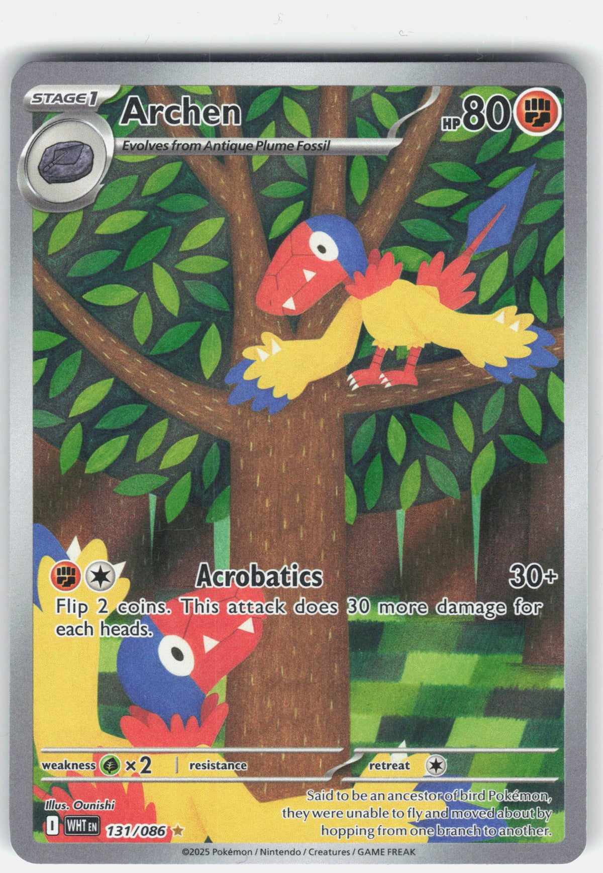 2025 Pokémon Scarlet & Violet - White Flare #131 Archen