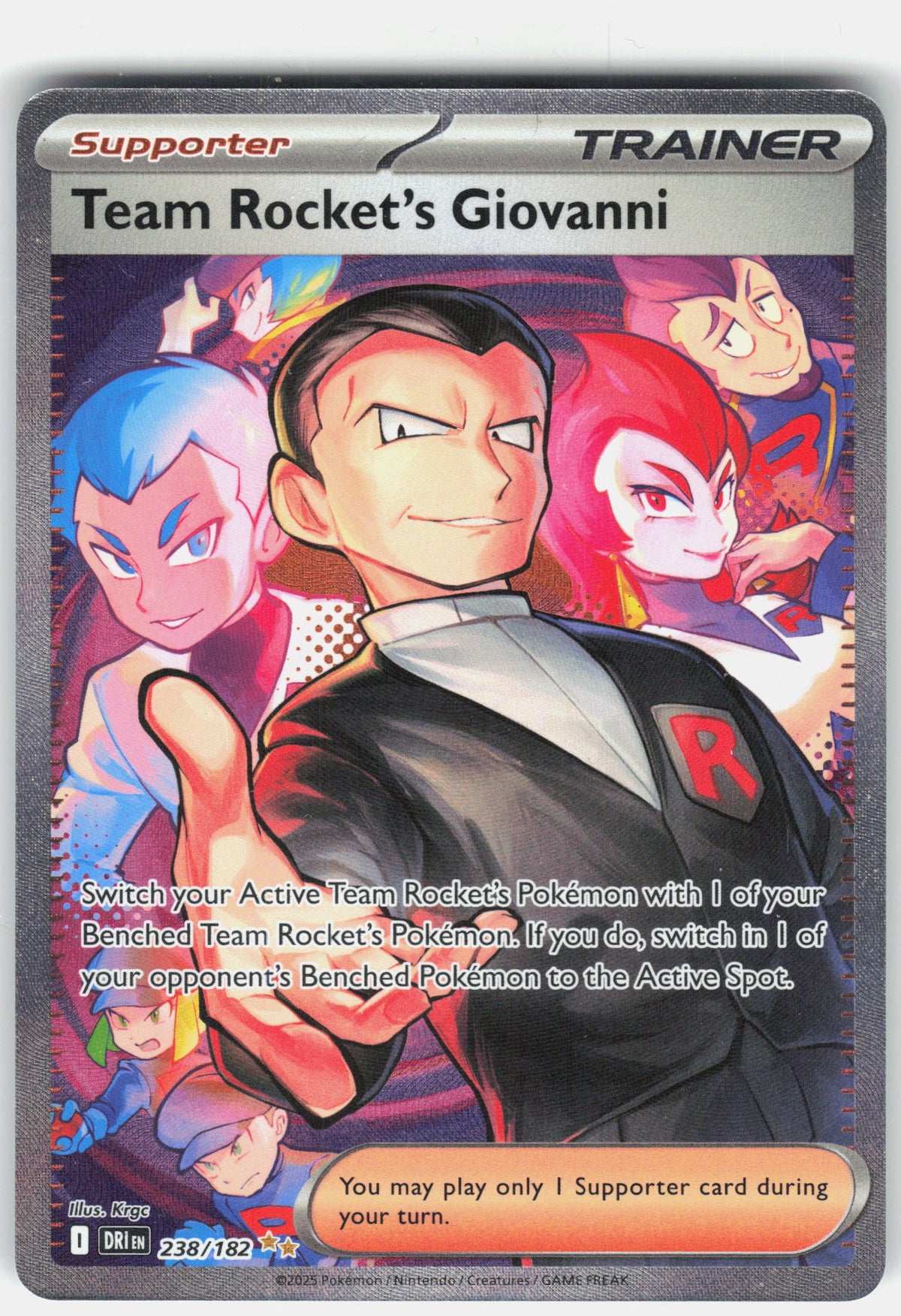 SV10: The Glory of Team Rocket #129/098 Team Rocket's Giovanni