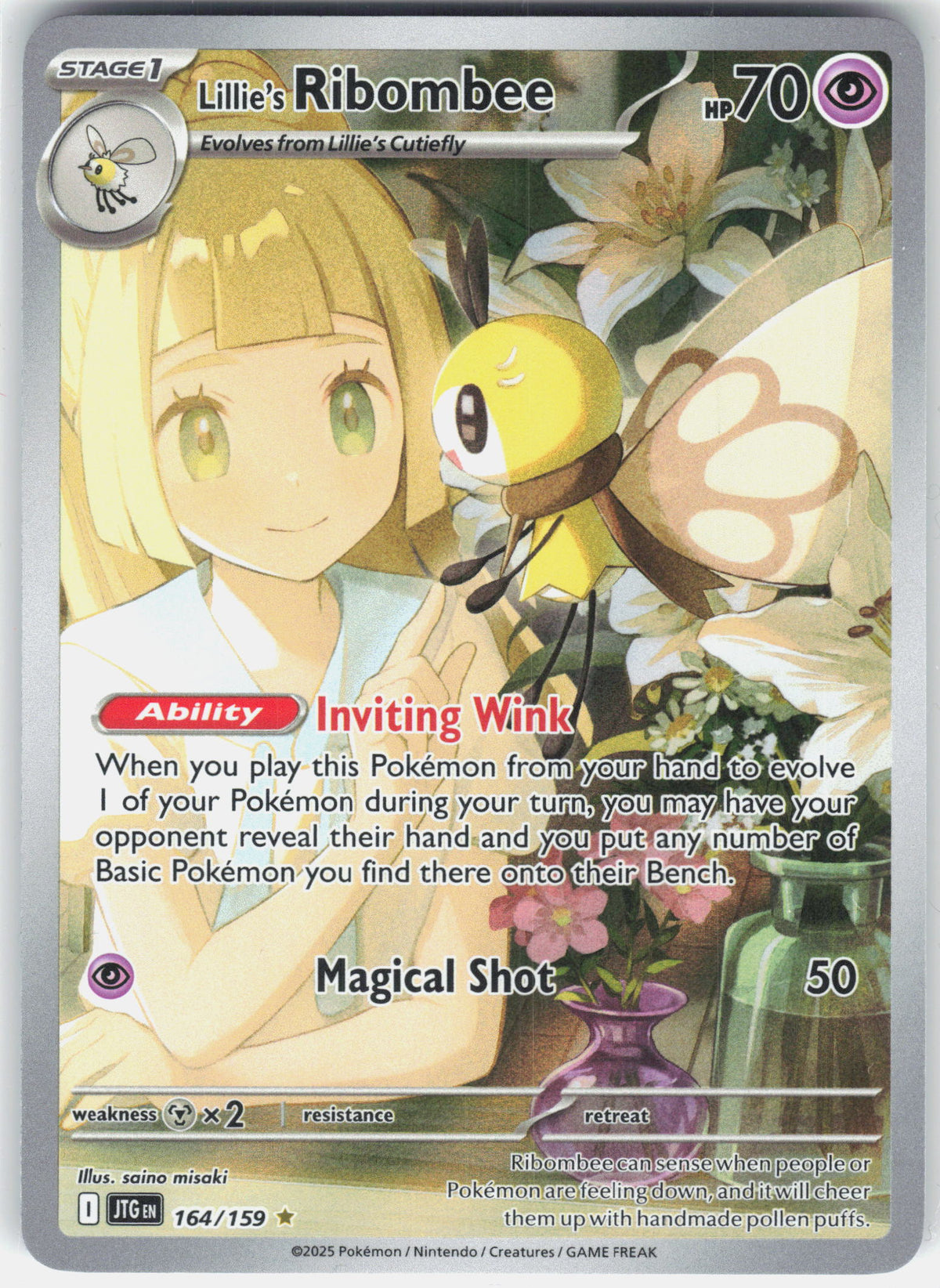 SV09: Journey Together #164/159 Lillie's Ribombee