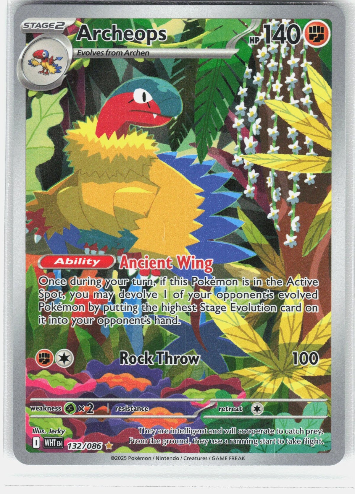 2025 Pokémon Scarlet & Violet - White Flare #132 Archeops