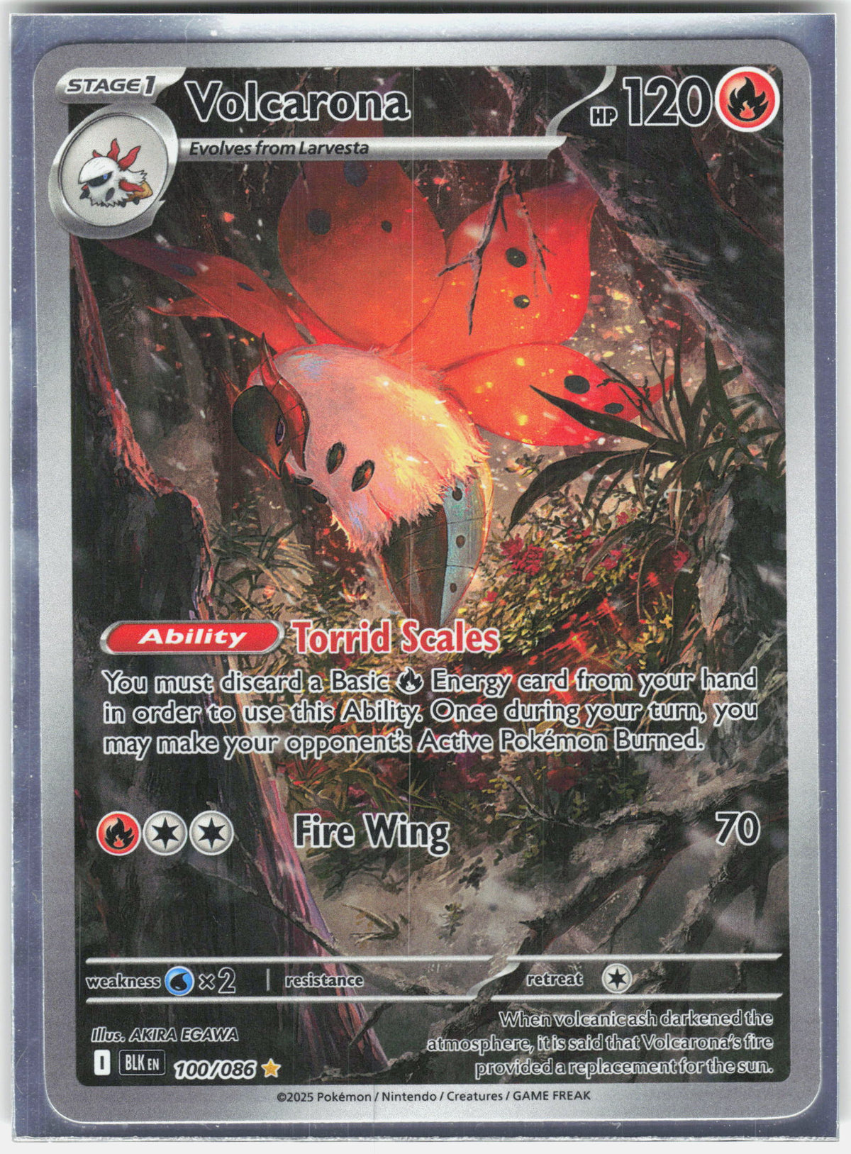 SV: Black Bolt #100/086 Volcarona