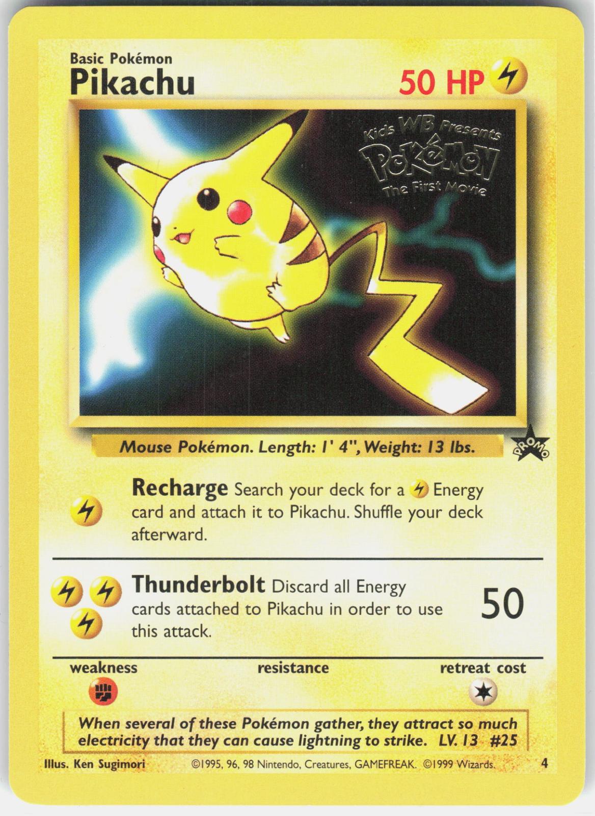 WoTC Promo #04/53 Pikachu (Movie Promo)
