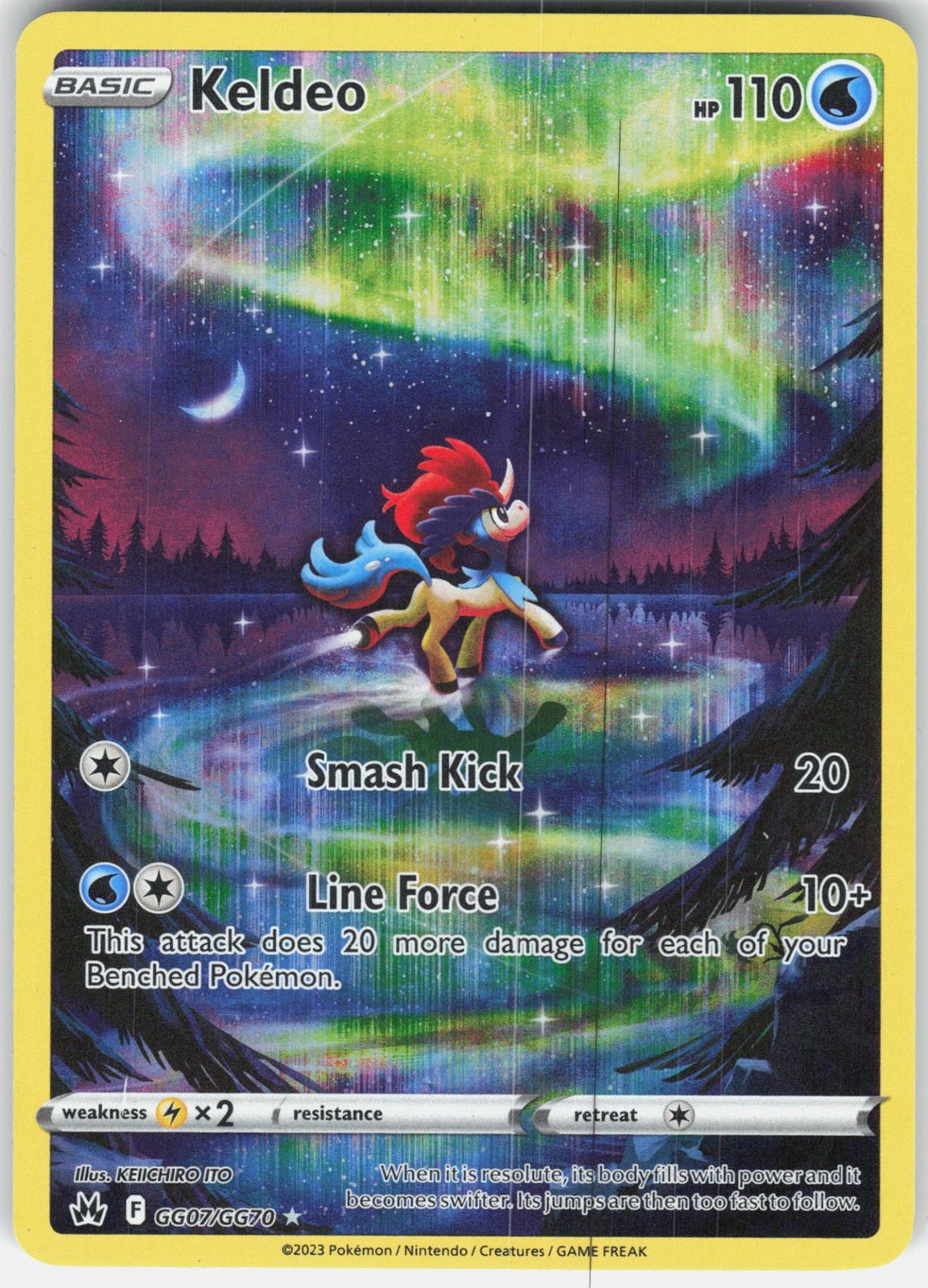 SWSH: Crown Zenith: Galarian Gallery #GG07/GG70 Keldeo