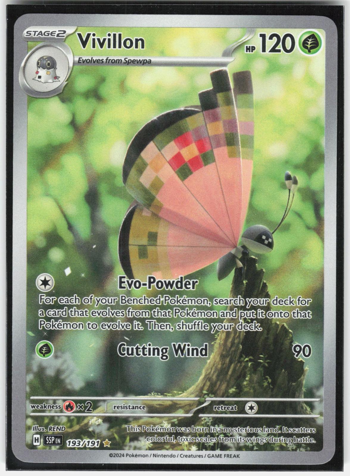 SV08: Surging Sparks #193/191 Vivillon