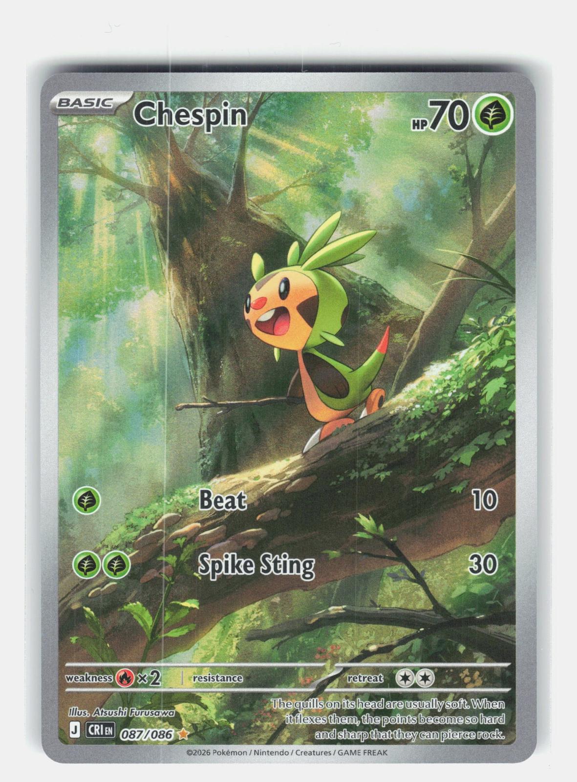 ME04: Chaos Rising #087/086 Chespin
