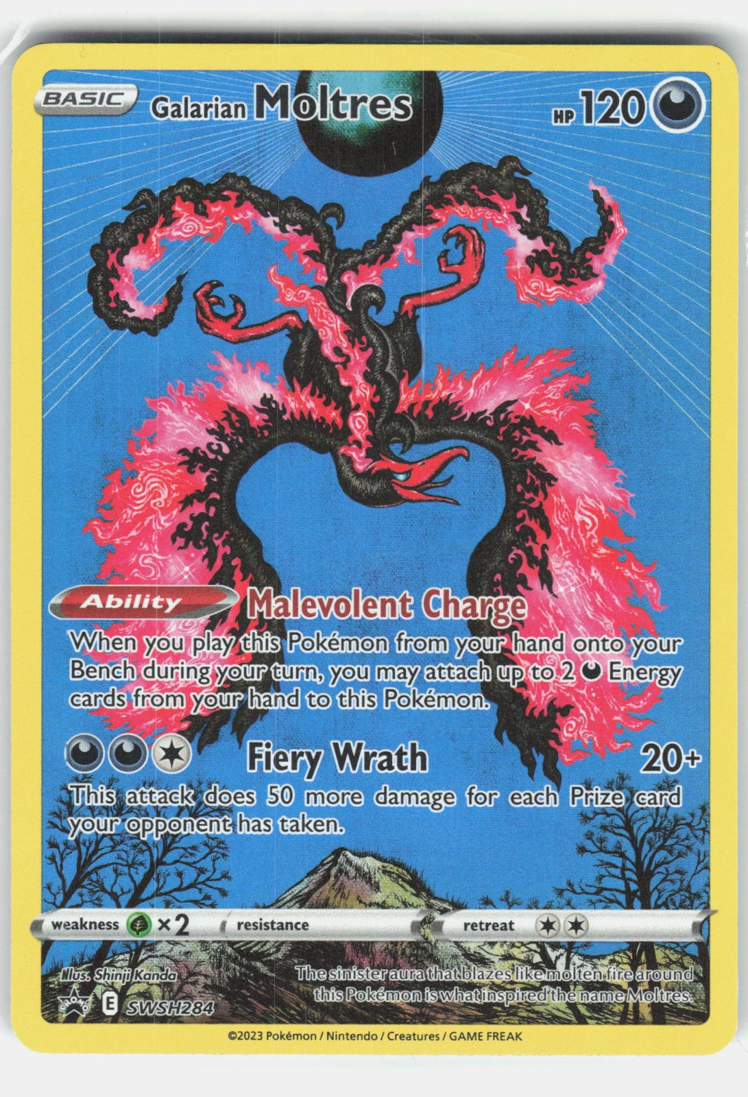 Galarian Moltres Holo Promo SWSH: Sword & Shield Promo Cards SWSH284 NM