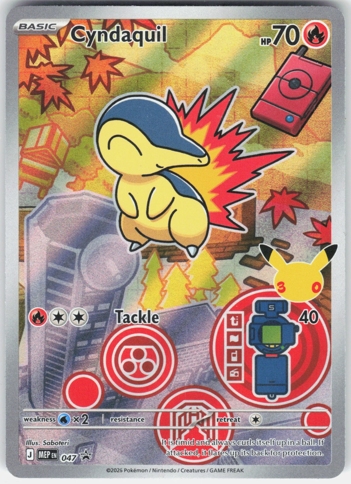 Cyndaquil Holo Promo ME: Mega Evolution Promo 047 NM