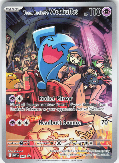 SV: Scarlet & Violet Promo Cards #203 Team Rocket's Wobbuffet