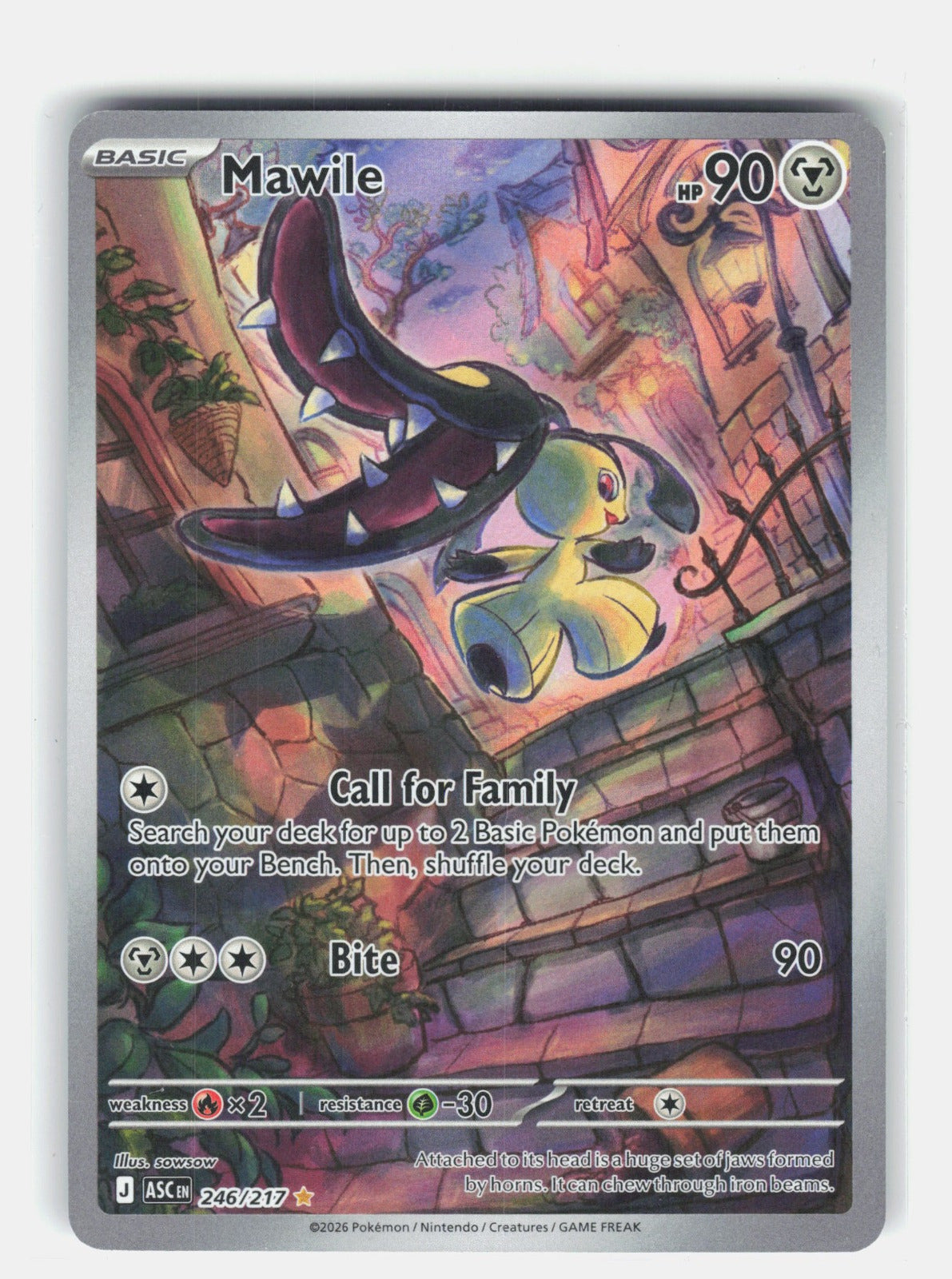 Mawile Holo Illustration Rare ME: Ascended Heroes 246/217 NM