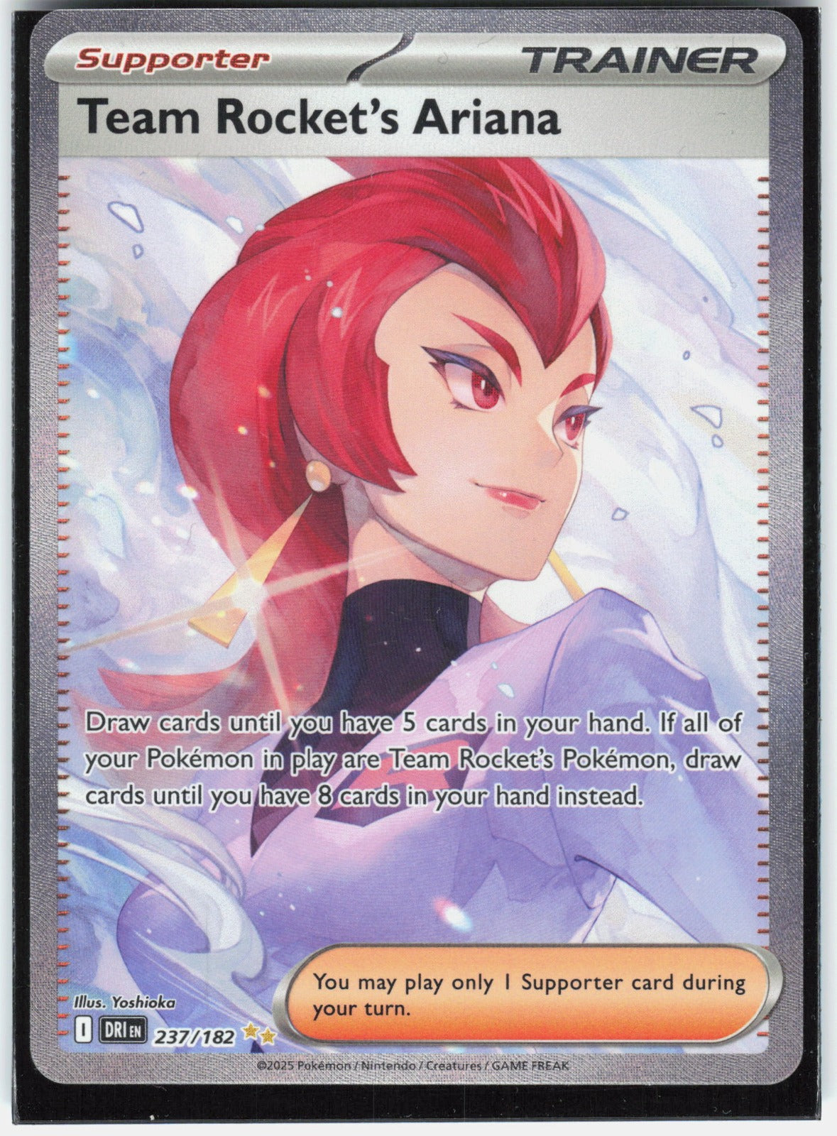 Team Rocket's Ariana Holo  SV10: Destined Rivals 237/182