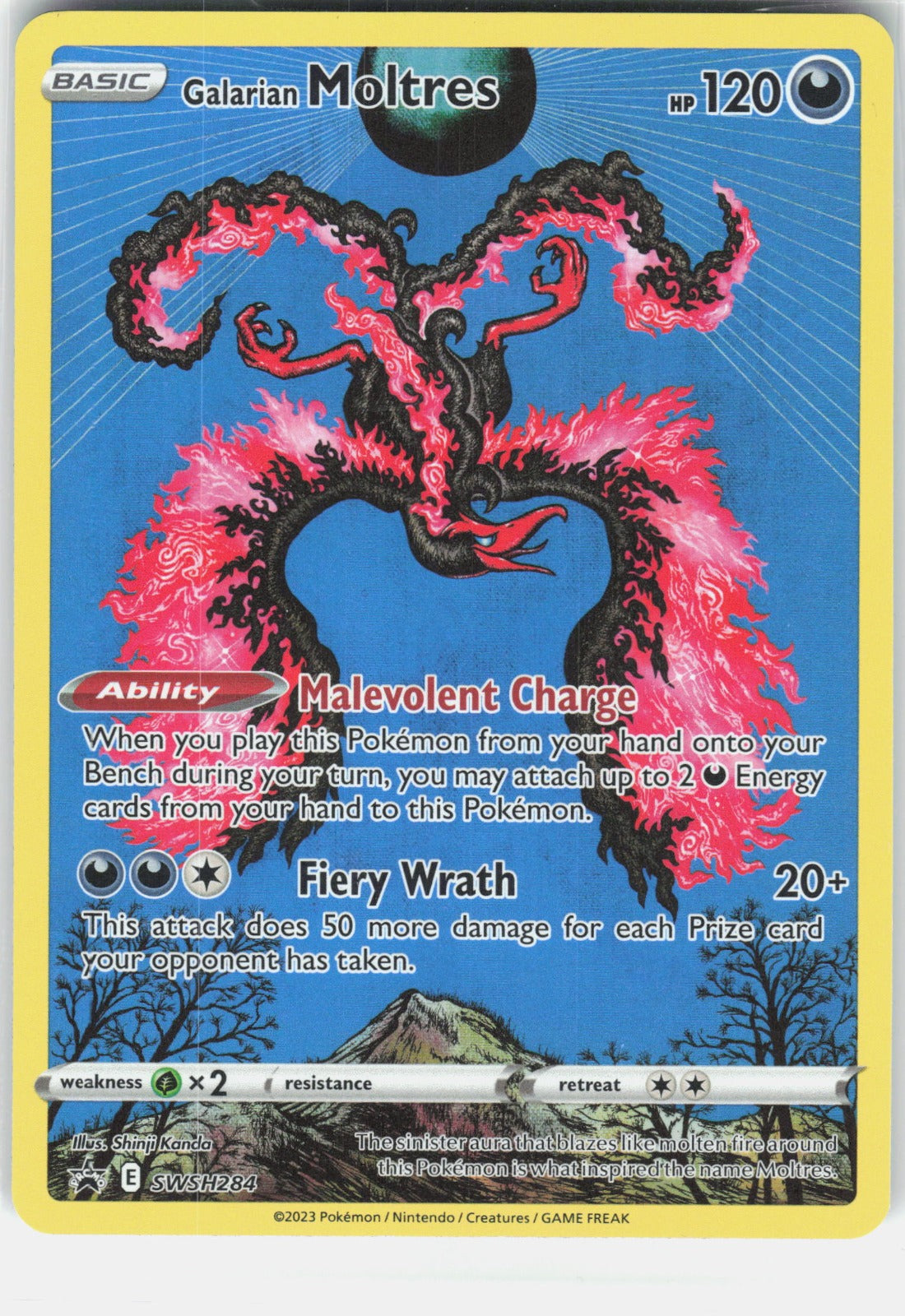 Galarian Moltres Holo Promo SWSH: Sword & Shield Promo Cards SWSH284 NM