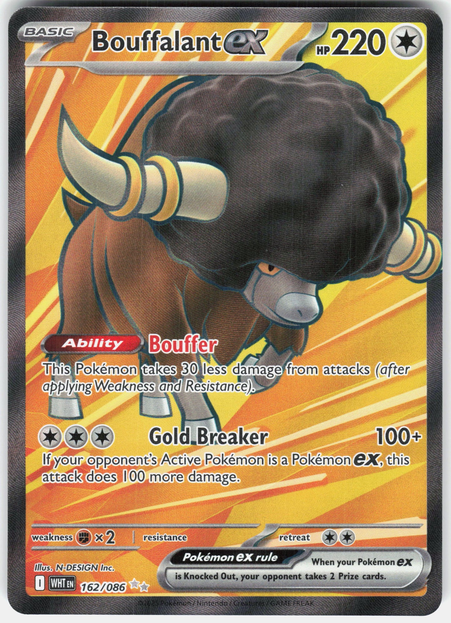 SV11W: White Flare #164/086 Bouffalant ex