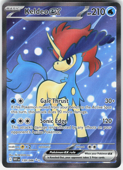 SV: White Flare #159/086 Keldeo ex