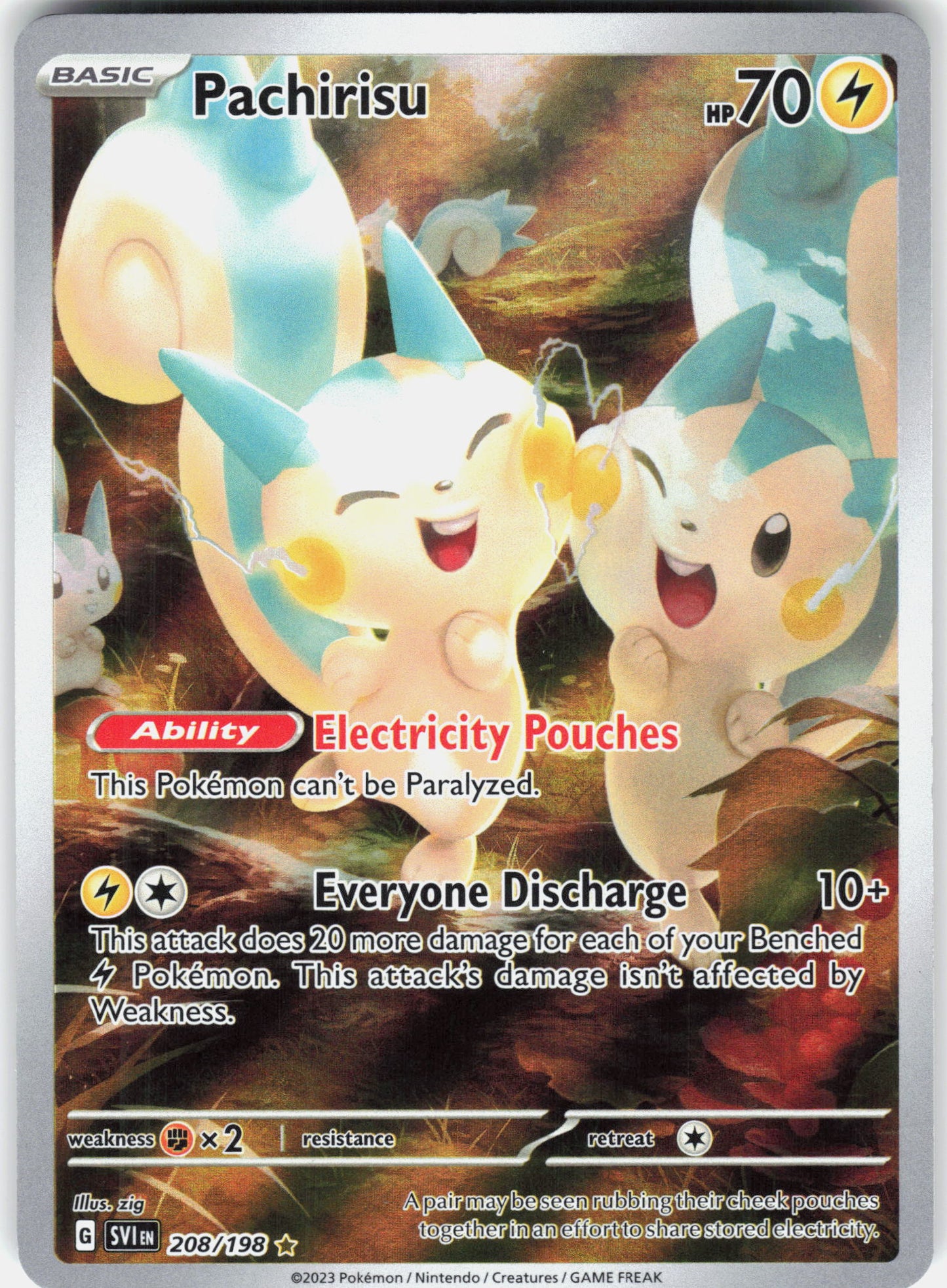 SV1V: Violet ex #084/078 Pachirisu