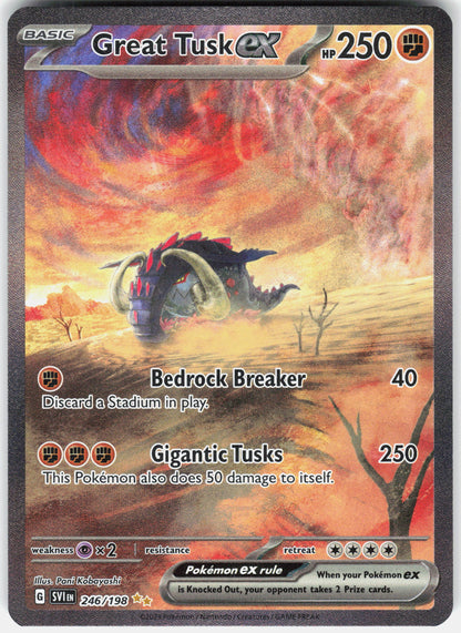 SV1S: Scarlet ex #102/078 Great Tusk ex