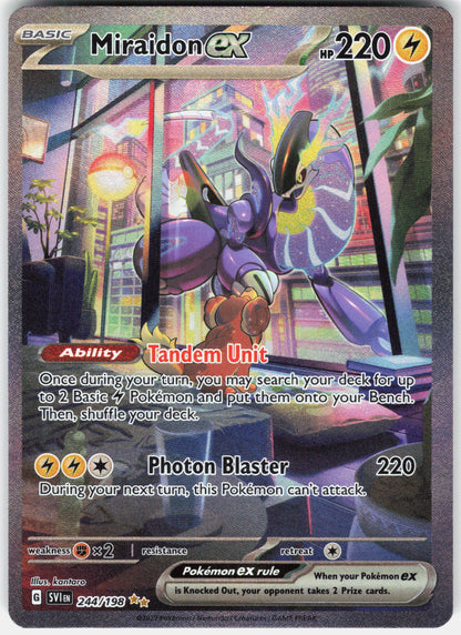 SV01: Scarlet & Violet Base Set #244/198 Miraidon ex