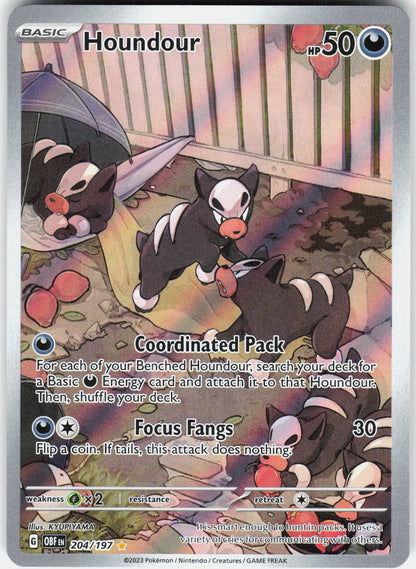 SV03: Obsidian Flames #204/197 Houndour