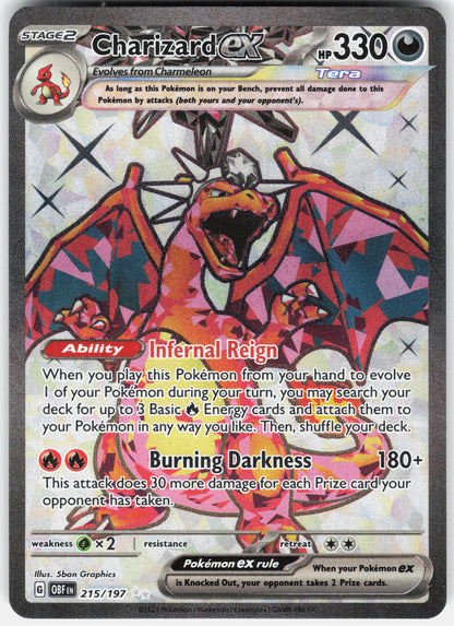 SV03: Obsidian Flames #215/197 Charizard ex