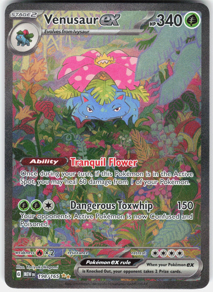 SV: Scarlet & Violet 151 #198/165 Venusaur ex