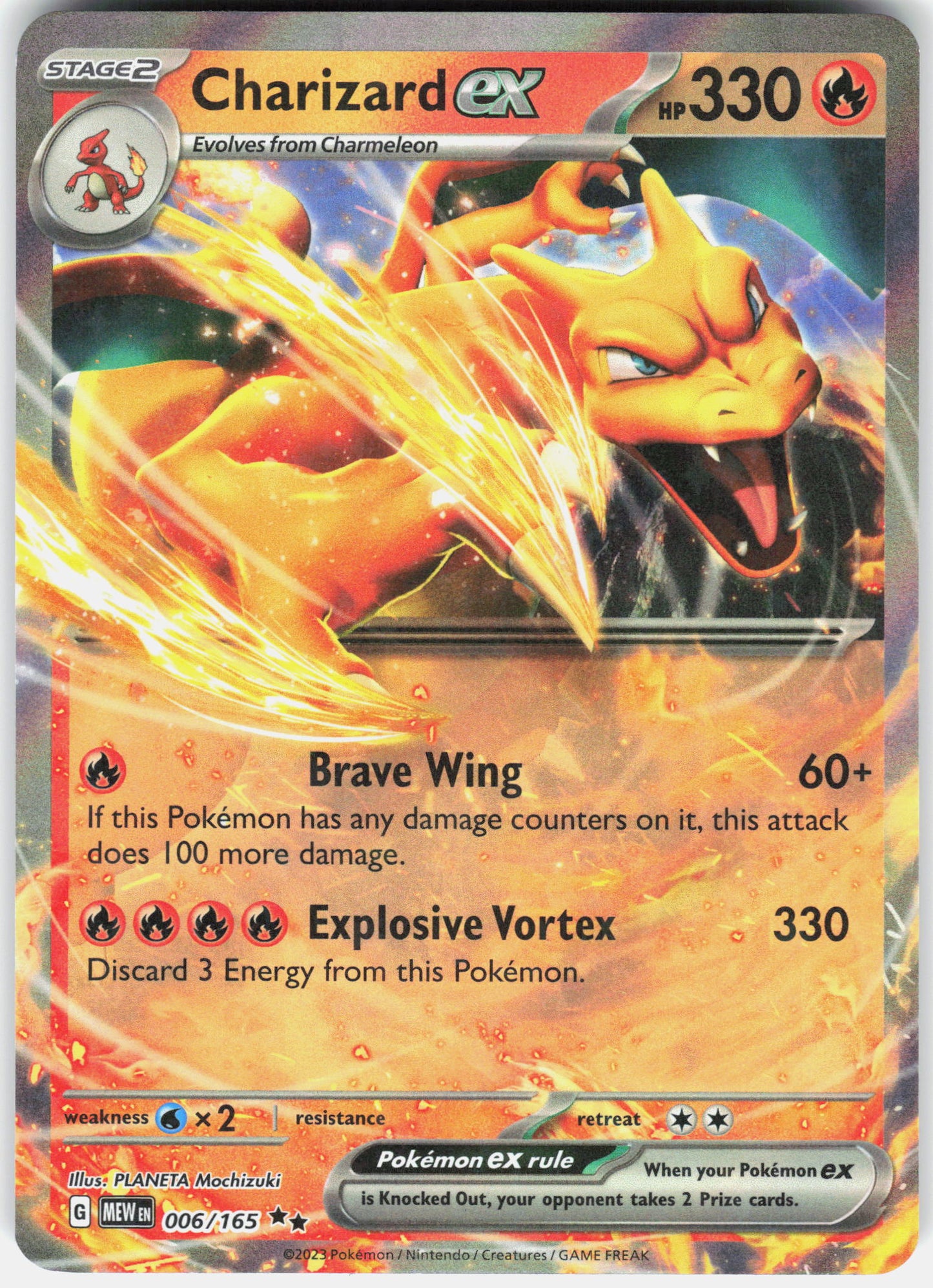 SV: Scarlet & Violet 151 #006/165 Charizard ex
